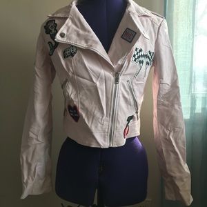 Jacket with patches